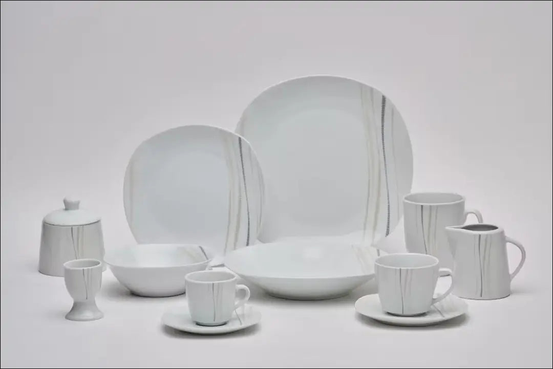 Indų komplektas (6 asmenims) DI12634 - €53 Save 50% 50-100, __label:Pristatymas 1-2 d.d., color-balta, indai,
