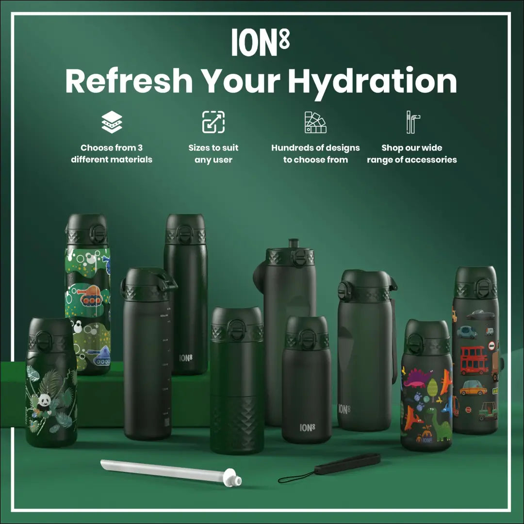 „Ion8“ nepralaidus vandens butelis (500ml) SP144 - €8 Save 50% __label:Pristatymas 1-2 d.d., color-zalia, laisvalaikis,