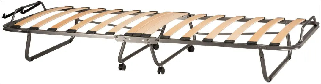 Išlankstoma lova su čiužiniu GI682 - €118 Save 50% 100-200, __label:Pristatymas 1-2 d.d., color-pilka, lovos-miegamojo,