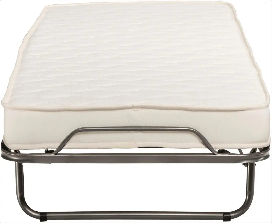 Išlankstoma lova su čiužiniu GI682 - €118 Save 50% 100-200, __label:Pristatymas 1-2 d.d., color-pilka, lovos-miegamojo,