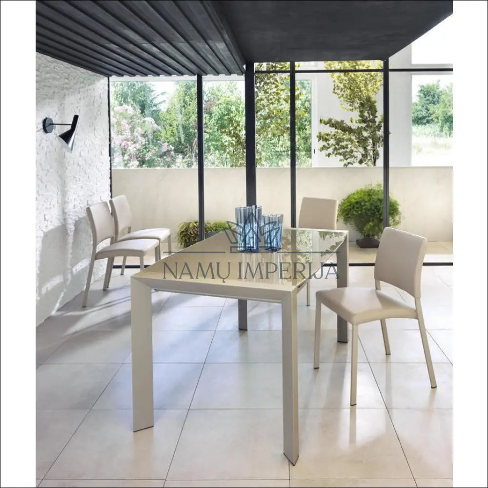 Išplečiamas valgomojo stalas VI594 - €368 Save 65% __label:Pristatymas 1-2 d.d., color-ruda, color-smelio,