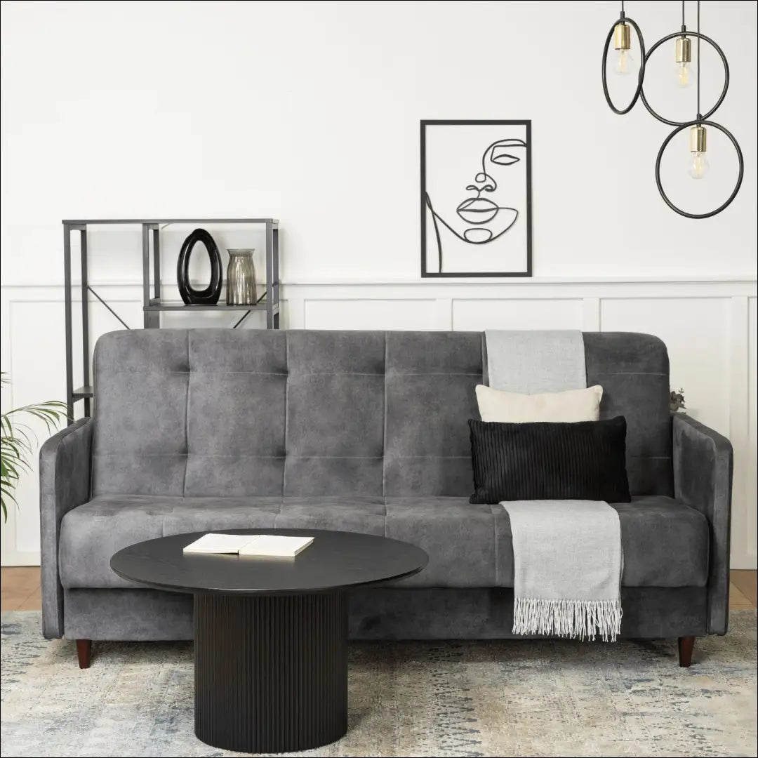 Išskleidžiama sofa su audiniu pilkos spalvos TE312 - €671 Save 15% __label:Pristatymas 5-14 d.d., elite, over-200,