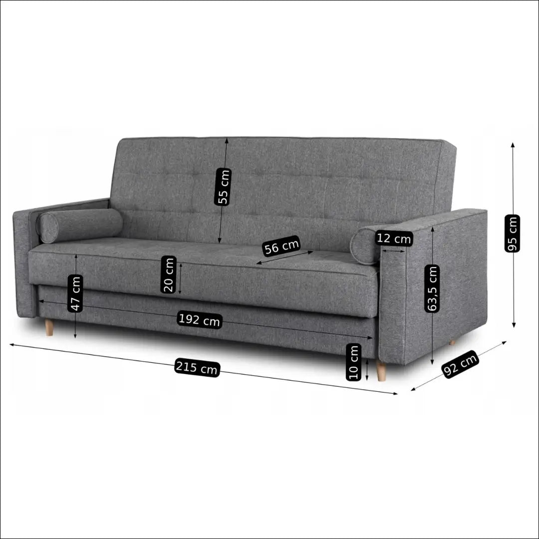 Išskleidžiama sofa su audiniu pilkos spalvos TE430 - €866 Save 15% __label:Pristatymas 5-14 d.d., elite, over-200,