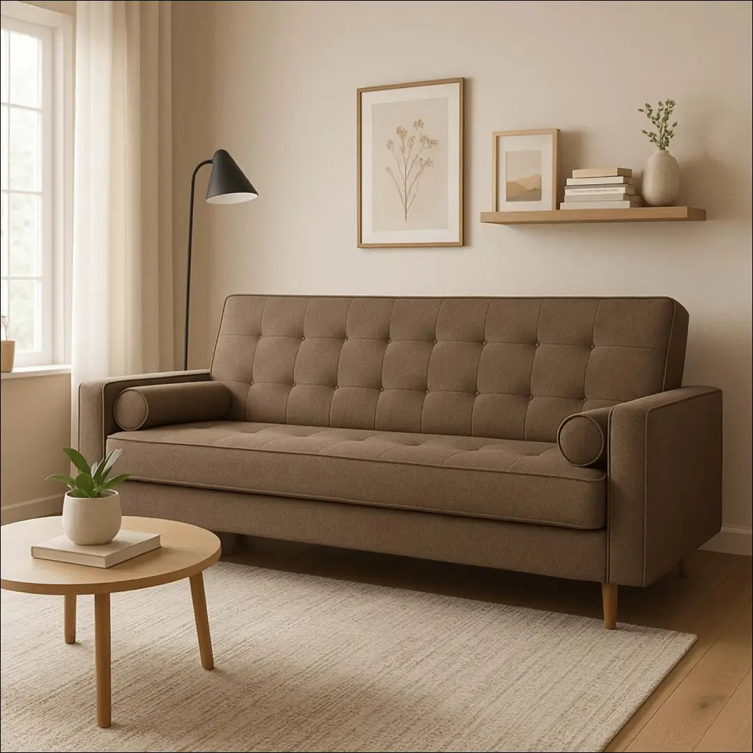 Išskleidžiama sofa su audiniu rudos spalvos TE431 - €866 Save 15% __label:Pristatymas 5-14 d.d., elite, over-200,