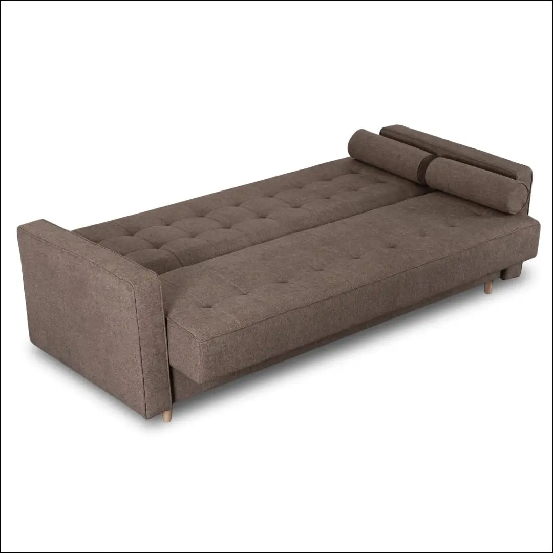Išskleidžiama sofa su audiniu rudos spalvos TE431 - €866 Save 15% __label:Pristatymas 5-14 d.d., elite, over-200,