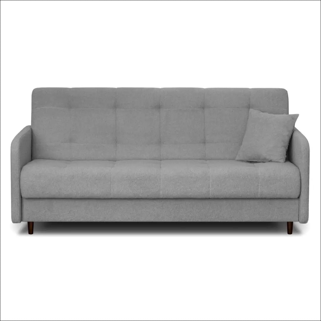 Išskleidžiama sofa su buklė audinio audiniu pilkos spalvos TE1158 - €676 Save 15% __label:Pristatymas 5-14 d.d., elite,