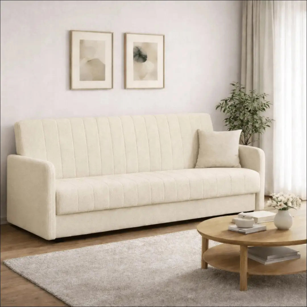 Išskleidžiama sofa su buklė audinio audiniu TE1166 - €651 Save 15% __label:Pristatymas 5-14 d.d., elite, over-200,