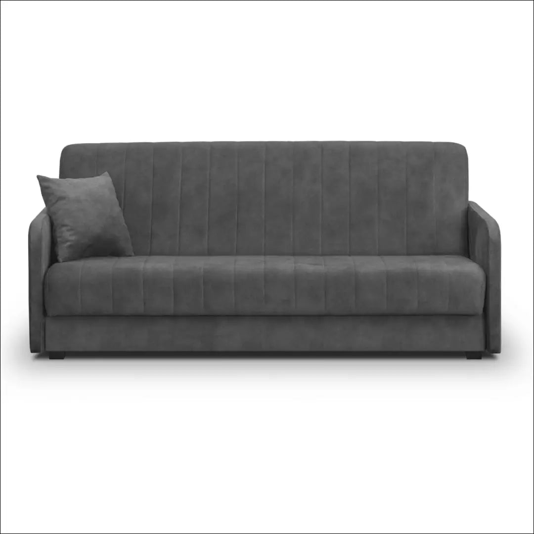 Išskleidžiama sofa su veliūro audiniu pilkos spalvos TE1182 - €615 Save 15% __label:Pristatymas 5-14 d.d., elite,