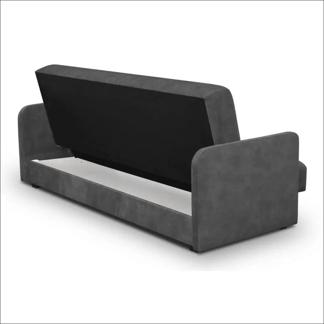 Išskleidžiama sofa su veliūro audiniu pilkos spalvos TE1182 - €615 Save 15% __label:Pristatymas 5-14 d.d., elite,