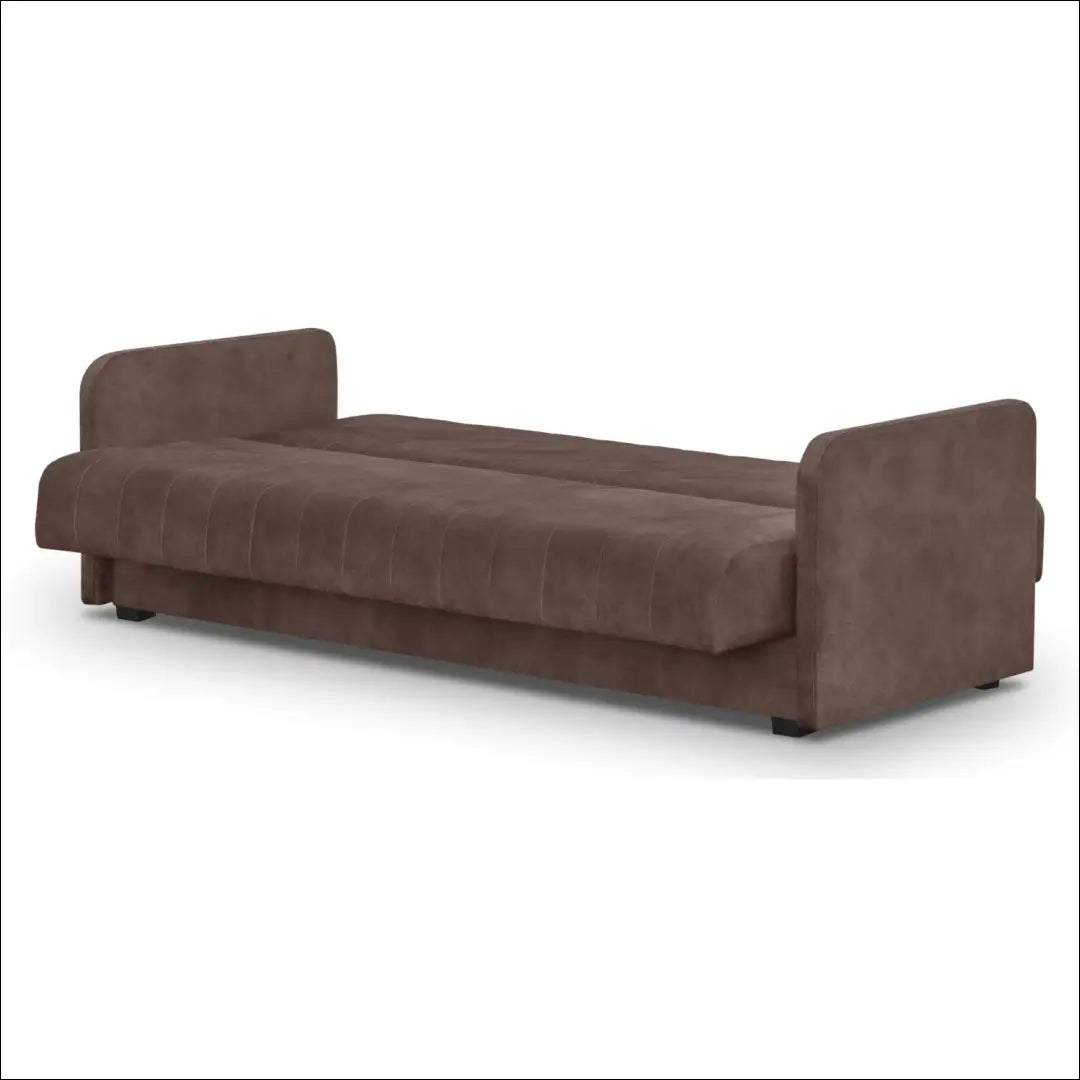 Išskleidžiama sofa su veliūro audiniu rudos spalvos TE1208 - €615 Save 15% __label:Pristatymas 5-14 d.d., elite,