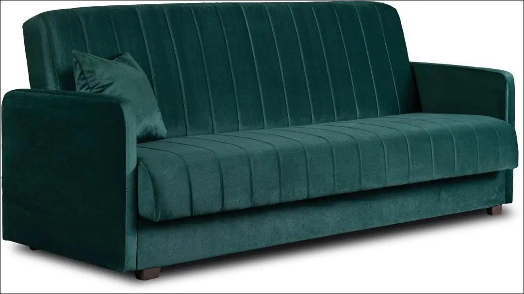 Išskleidžiama sofa su veliūro audiniu žalios spalvos TE276 - €645 Save 15% __label:Pristatymas 5-14 d.d., elite,