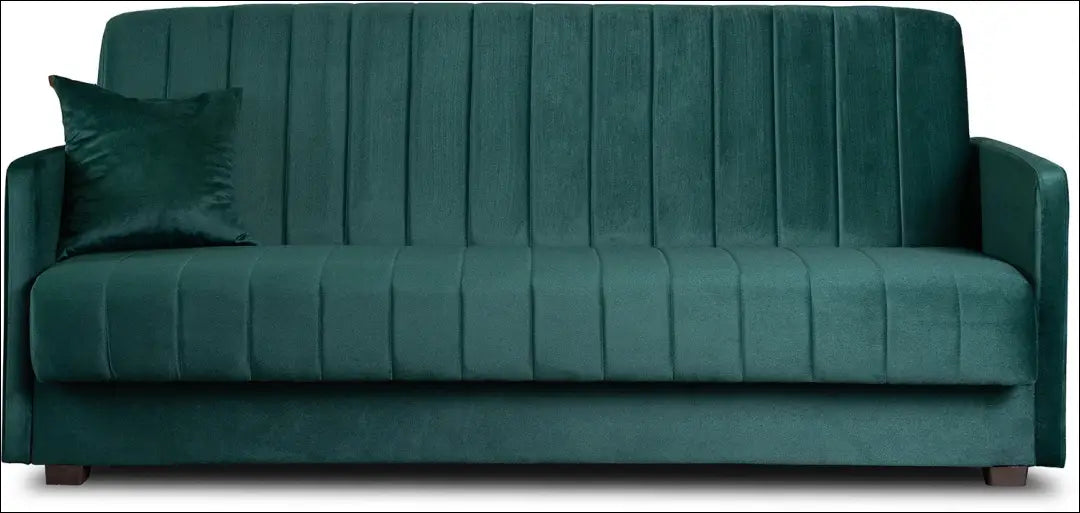 Išskleidžiama sofa su veliūro audiniu žalios spalvos TE276 - €645 Save 15% __label:Pristatymas 5-14 d.d., elite,