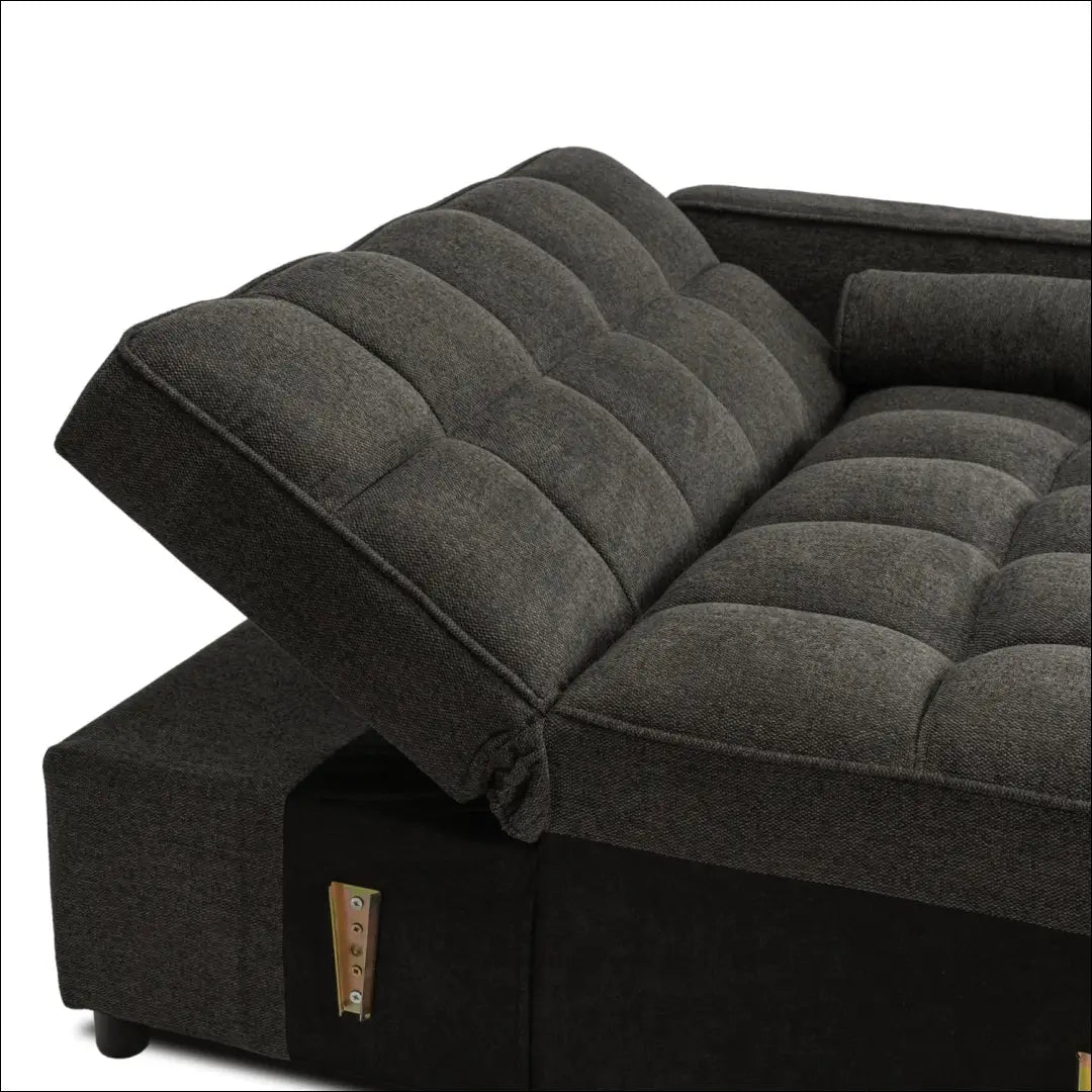 Išskleidžiamas fotelis su audiniu juodos spalvos TE761 - €349 Save 15% __label:Pristatymas 5-14 d.d., elite, Fotele
