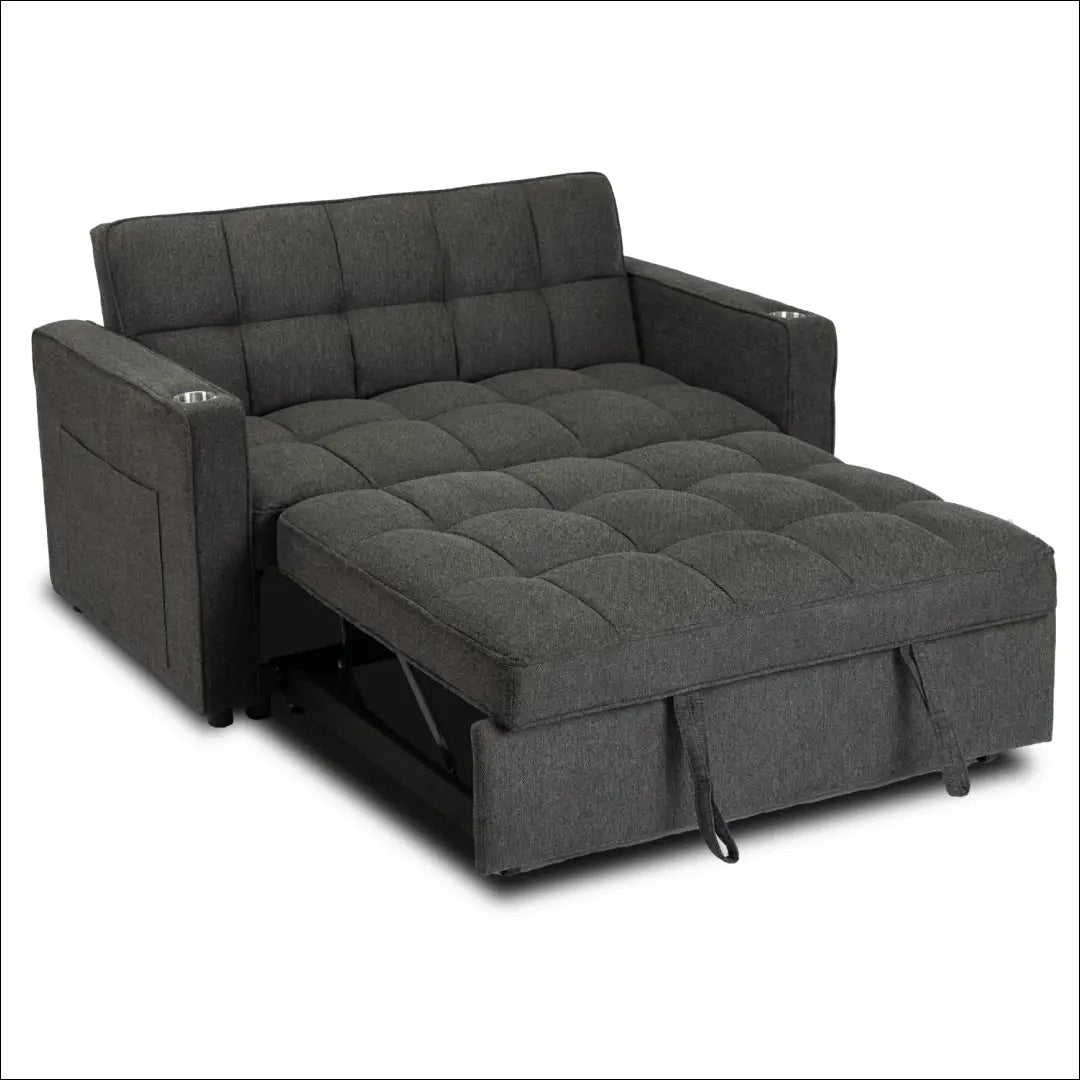 Išskleidžiamas fotelis su audiniu juodos spalvos TE775 - €387 Save 15% __label:Pristatymas 5-14 d.d., elite, Fotele