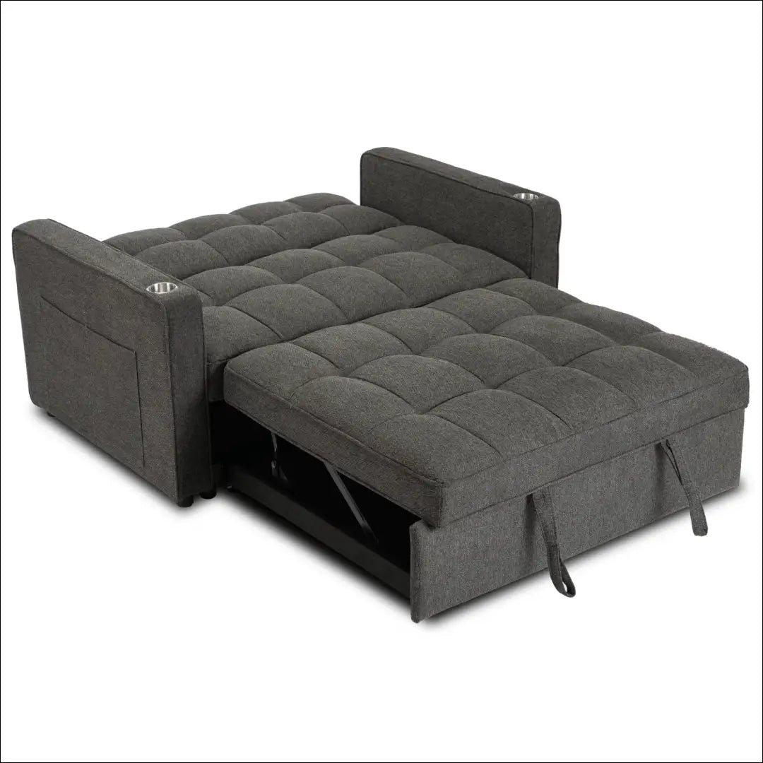 Išskleidžiamas fotelis su audiniu juodos spalvos TE775 - €387 Save 15% __label:Pristatymas 5-14 d.d., elite, Fotele