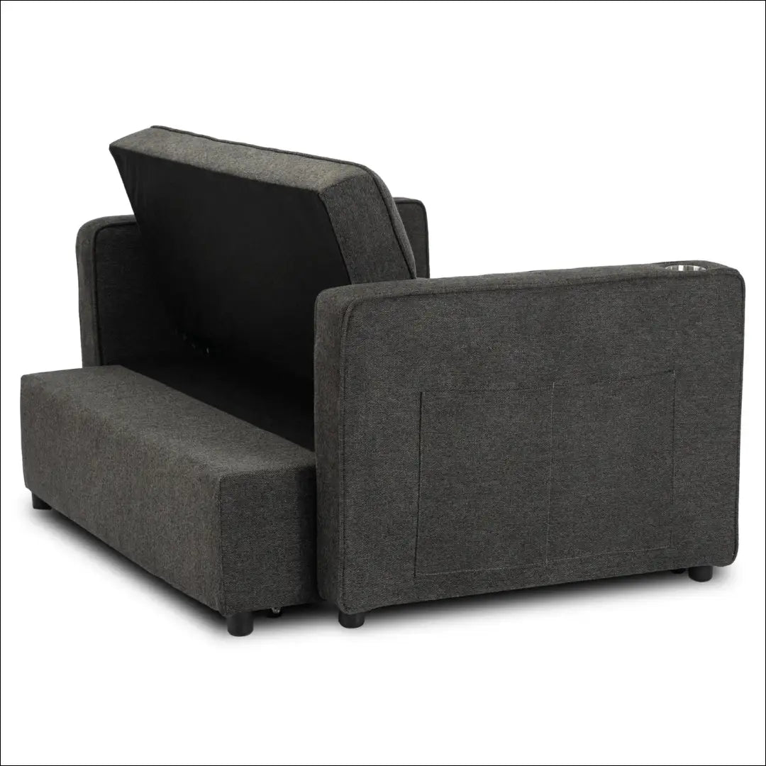 Išskleidžiamas fotelis su audiniu juodos spalvos TE775 - €387 Save 15% __label:Pristatymas 5-14 d.d., elite, Fotele