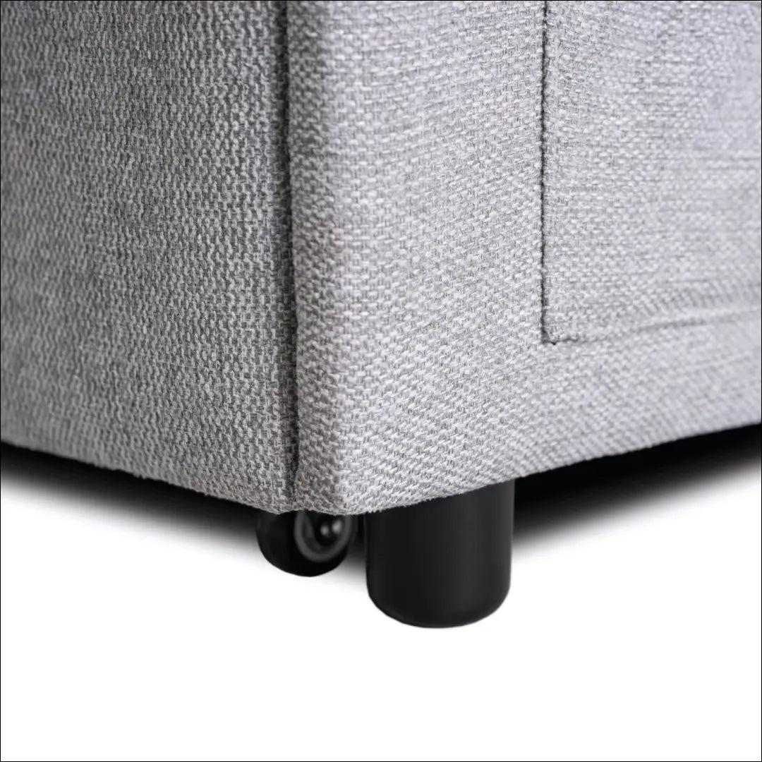 Išskleidžiamas fotelis su audiniu pilkos spalvos 80 cm TE666 - €290 Save 15% __label:Pristatymas 5-14 d.d., elite,