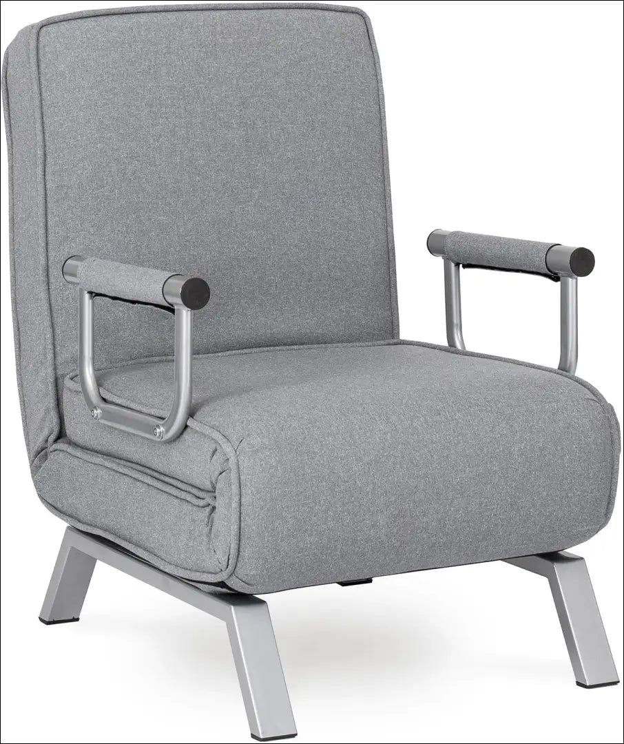 Išskleidžiamas fotelis su audiniu pilkos spalvos TE089 - €176 Save 15% 100-200, __label:Pristatymas 5-14 d.d., elite,