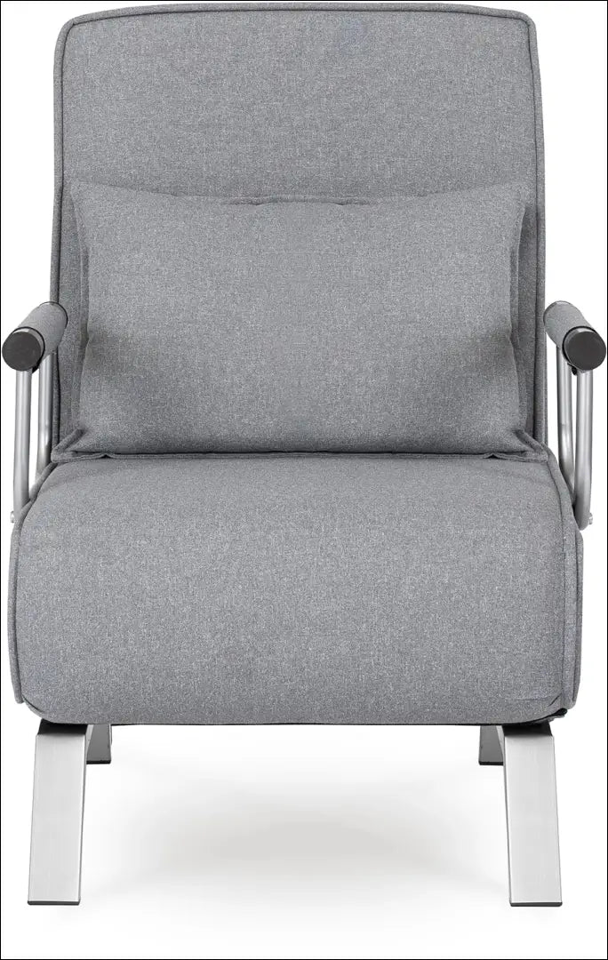 Išskleidžiamas fotelis su audiniu pilkos spalvos TE089 - €176 Save 15% 100-200, __label:Pristatymas 5-14 d.d., elite,