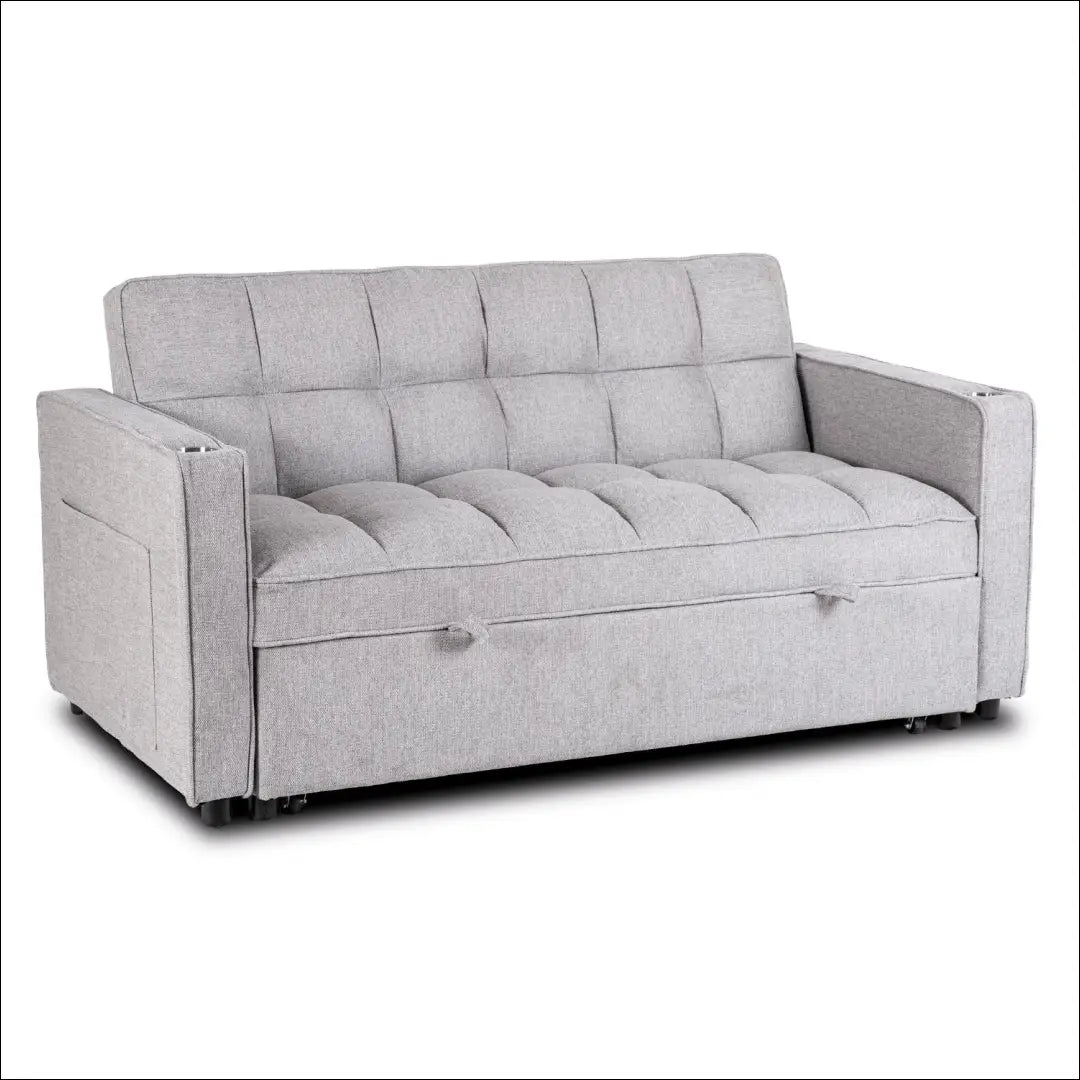 Išskleidžiamas fotelis su audiniu pilkos spalvos TE1248 - €470 Save 15% __label:Pristatymas 5-14 d.d., elite, Fotele
