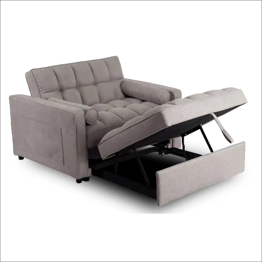 Išskleidžiamas fotelis su audiniu pilkos spalvos TE695 - €349 Save 15% __label:Pristatymas 5-14 d.d., elite, Fotele