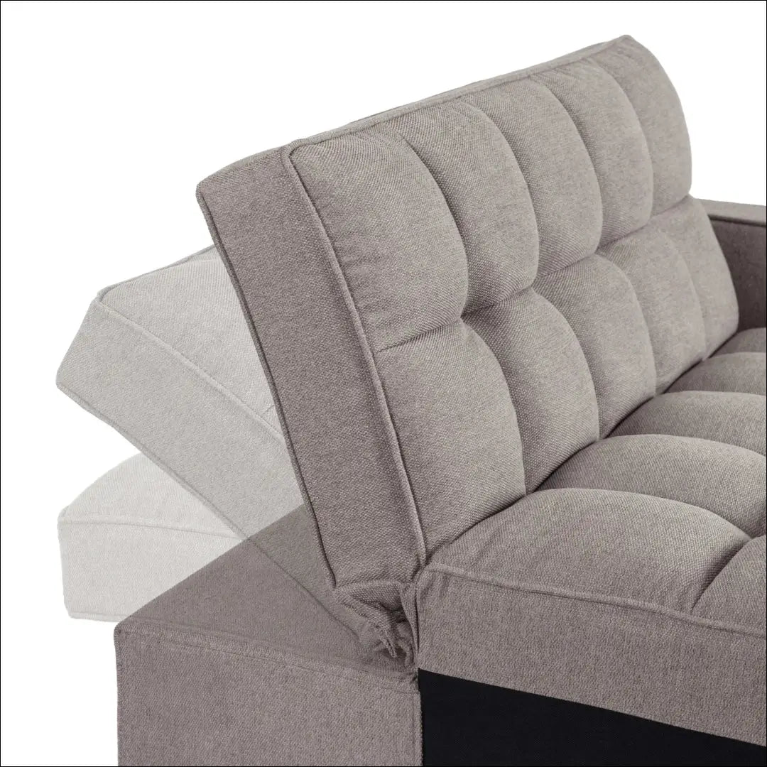 Išskleidžiamas fotelis su audiniu pilkos spalvos TE695 - €349 Save 15% __label:Pristatymas 5-14 d.d., elite, Fotele