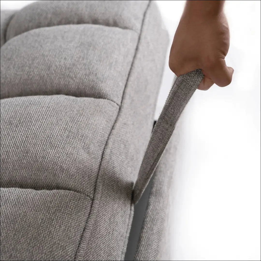 Išskleidžiamas fotelis su audiniu pilkos spalvos TE695 - €349 Save 15% __label:Pristatymas 5-14 d.d., elite, Fotele