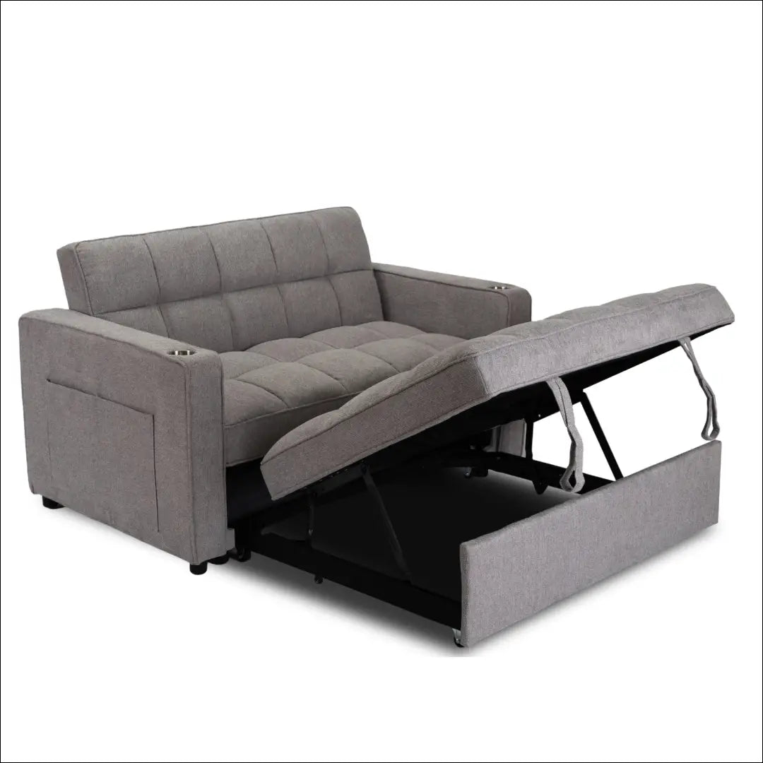 Išskleidžiamas fotelis su audiniu pilkos spalvos TE776 - €387 Save 15% __label:Pristatymas 5-14 d.d., elite, Fotele