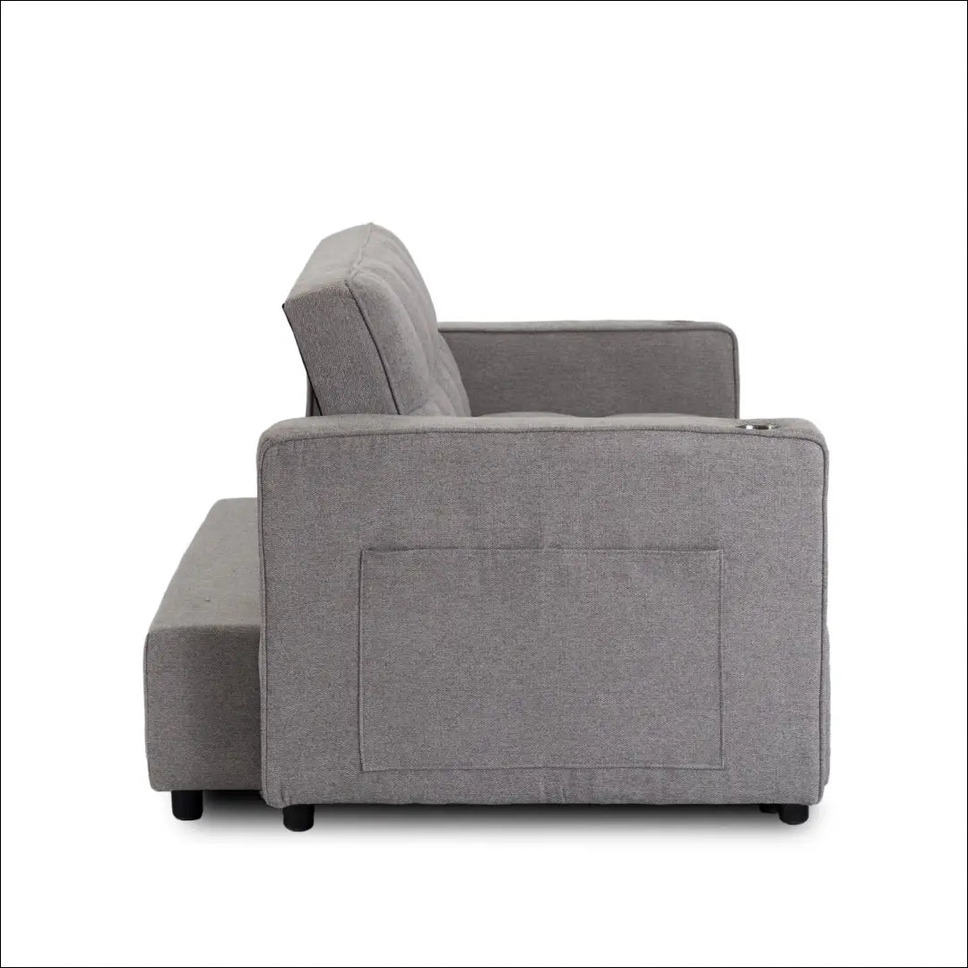 Išskleidžiamas fotelis su audiniu pilkos spalvos TE776 - €387 Save 15% __label:Pristatymas 5-14 d.d., elite, Fotele