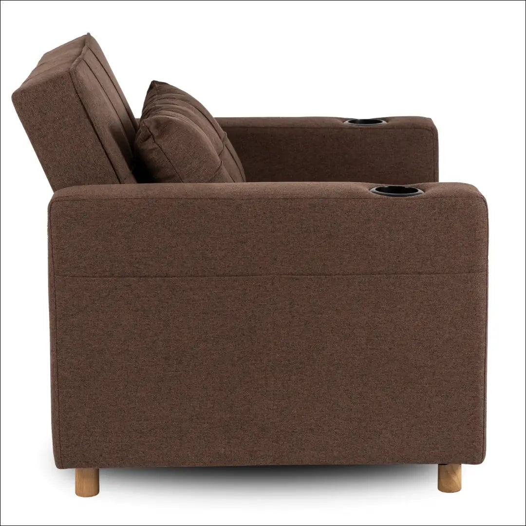 Išskleidžiamas fotelis su audiniu rudos spalvos TE298 - €327 Save 15% __label:Pristatymas 5-14 d.d., elite, Fotele