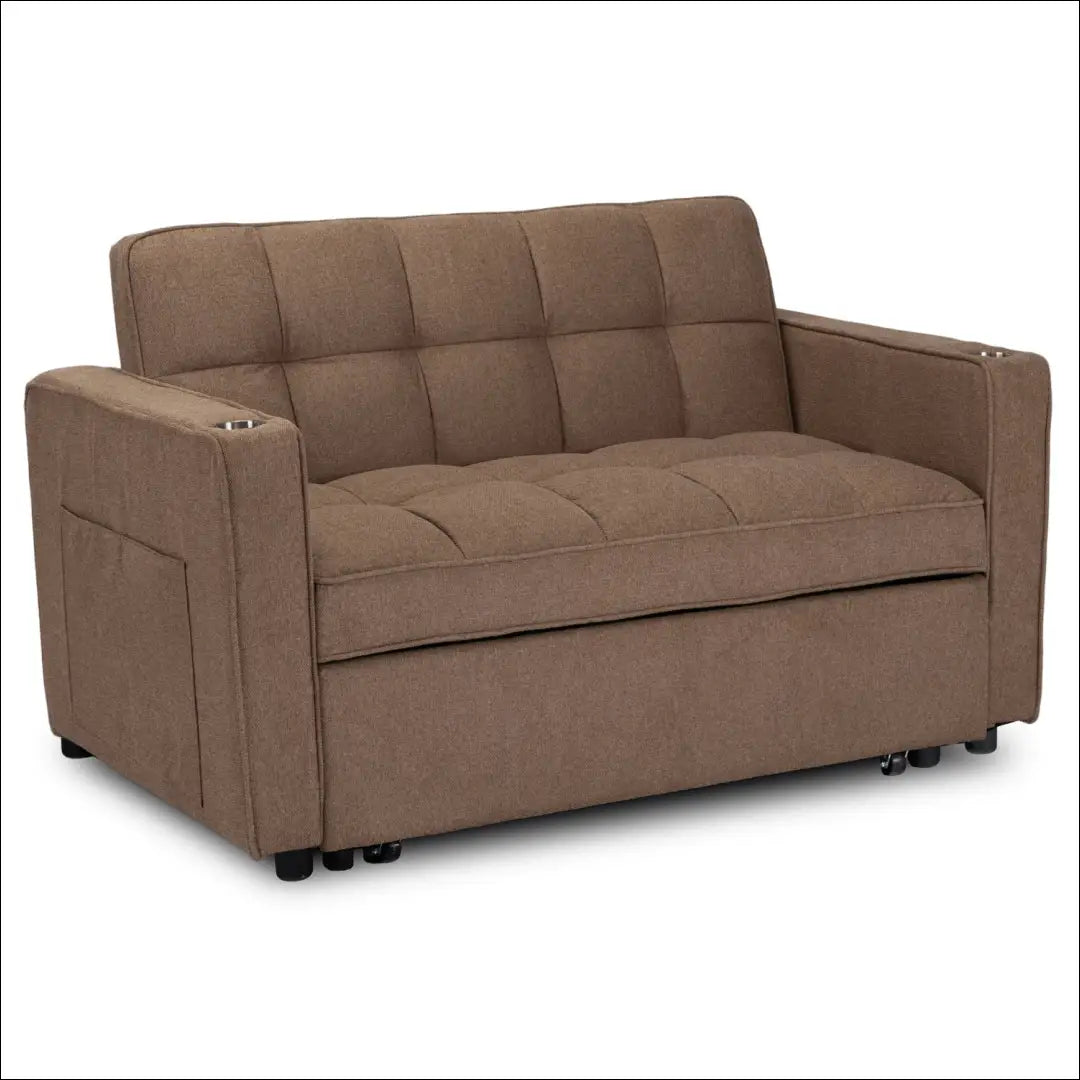 Išskleidžiamas fotelis su audiniu rudos spalvos TE774 - €387 Save 15% __label:Pristatymas 5-14 d.d., elite, Fotele