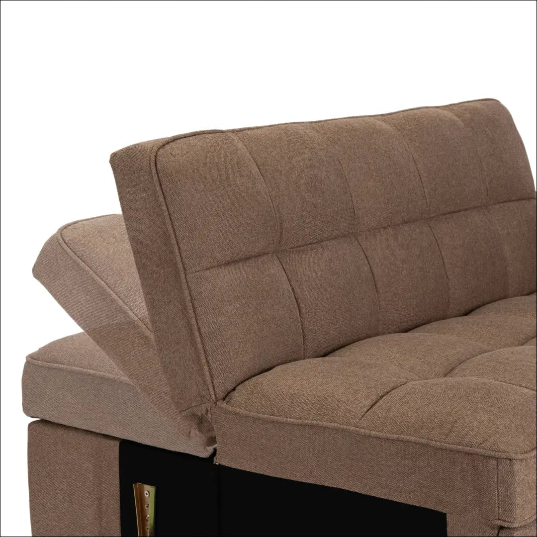 Išskleidžiamas fotelis su audiniu rudos spalvos TE774 - €387 Save 15% __label:Pristatymas 5-14 d.d., elite, Fotele