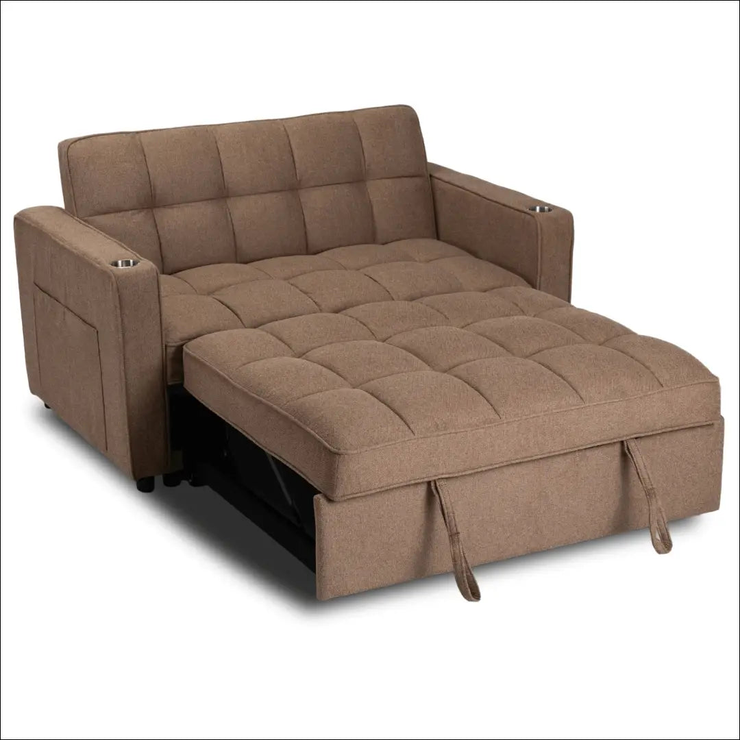 Išskleidžiamas fotelis su audiniu rudos spalvos TE774 - €387 Save 15% __label:Pristatymas 5-14 d.d., elite, Fotele