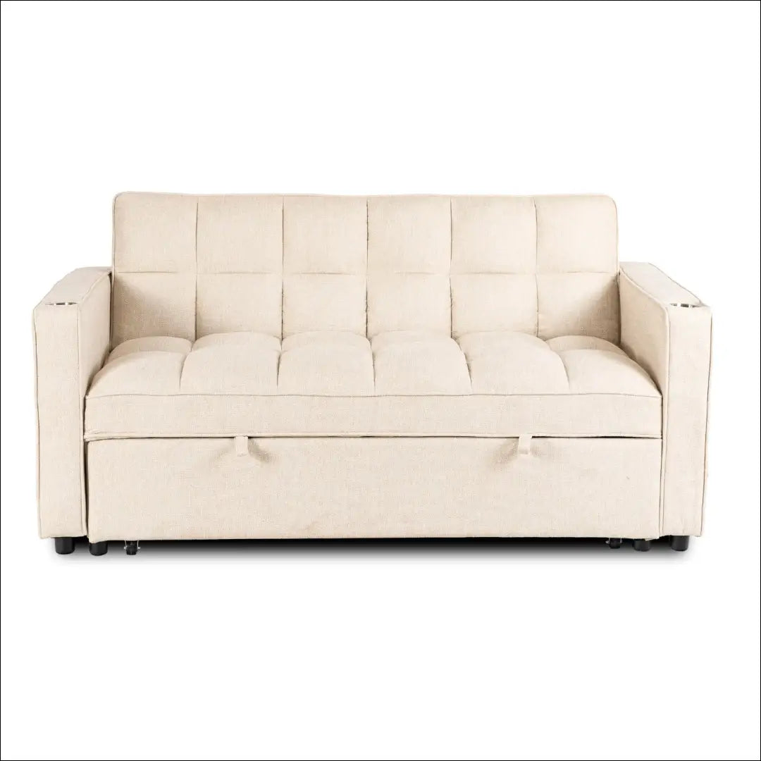 Išskleidžiamas fotelis su audiniu smėlio spalvos TE1245 - €470 Save 15% __label:Pristatymas 5-14 d.d., elite, Fotele