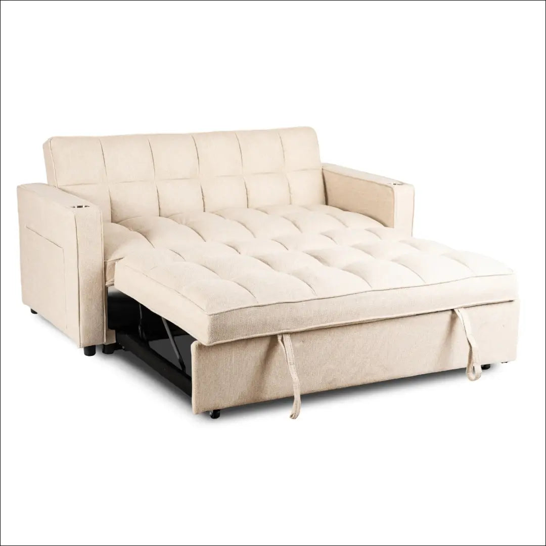 Išskleidžiamas fotelis su audiniu smėlio spalvos TE1245 - €470 Save 15% __label:Pristatymas 5-14 d.d., elite, Fotele