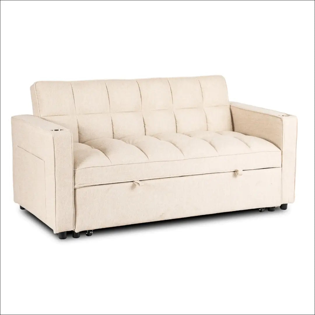 Išskleidžiamas fotelis su audiniu smėlio spalvos TE1245 - €470 Save 15% __label:Pristatymas 5-14 d.d., elite, Fotele