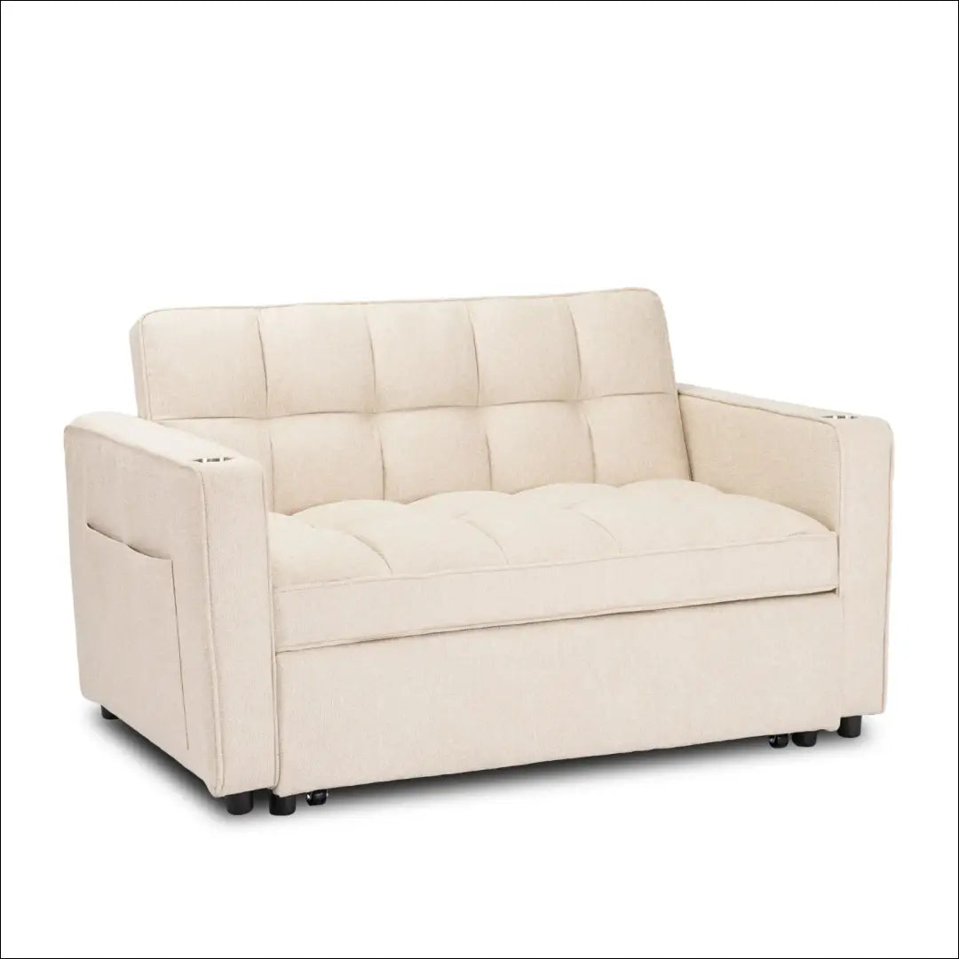 Išskleidžiamas fotelis su audiniu smėlio spalvos TE777 - €387 Save 15% __label:Pristatymas 5-14 d.d., elite, Fotele