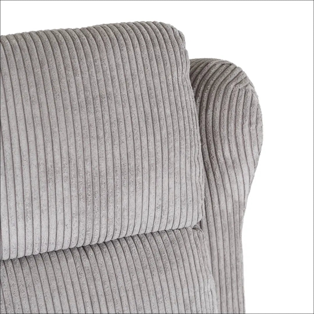Išskleidžiamas fotelis su korduro audiniu pilkos spalvos TE557 - €223 Save 15% __label:Pristatymas 5-14 d.d., elite,