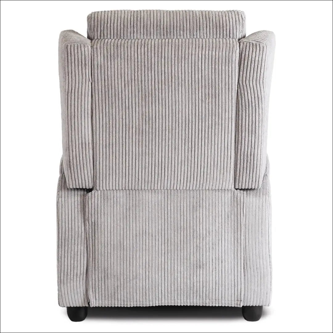 Išskleidžiamas fotelis su korduro audiniu pilkos spalvos TE557 - €223 Save 15% __label:Pristatymas 5-14 d.d., elite,