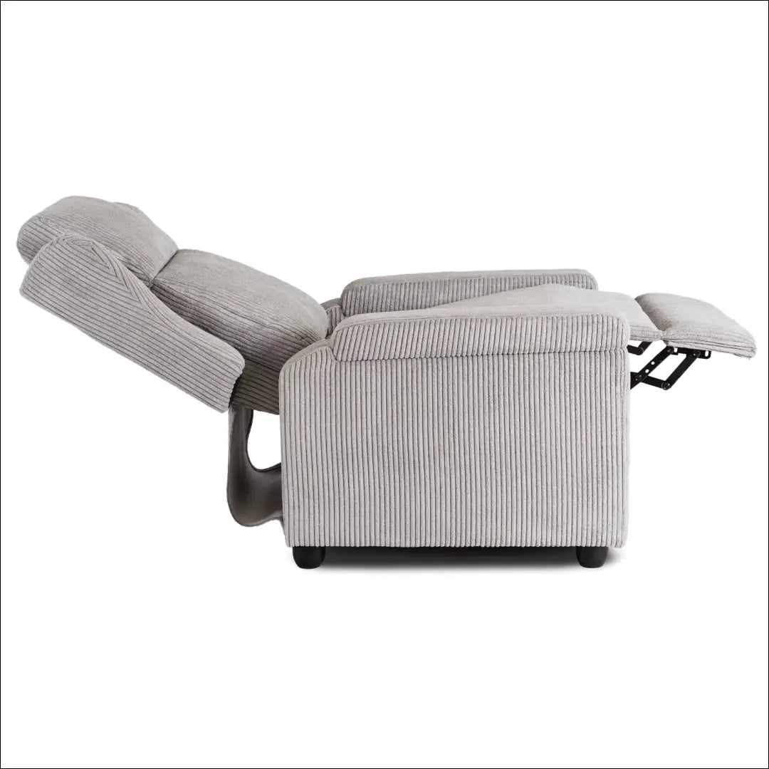 Išskleidžiamas fotelis su korduro audiniu pilkos spalvos TE557 - €223 Save 15% __label:Pristatymas 5-14 d.d., elite,