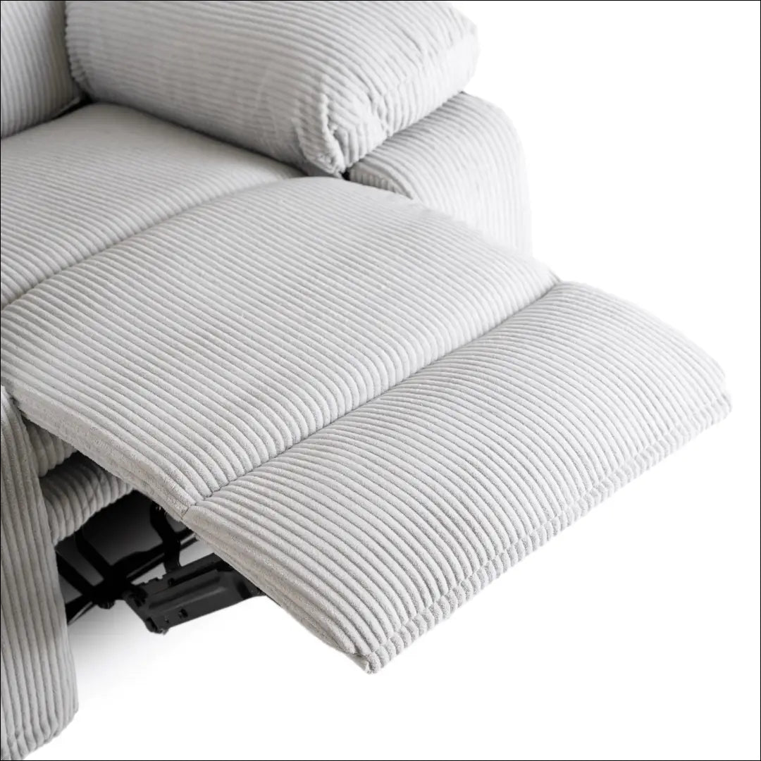 Išskleidžiamas fotelis su korduro audiniu pilkos spalvos TE579 - €311 Save 15% __label:Pristatymas 5-14 d.d., elite,