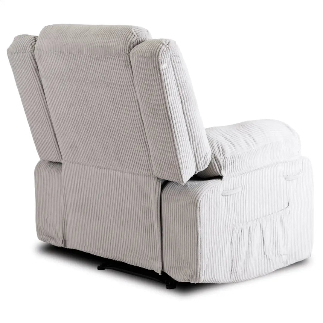 Išskleidžiamas fotelis su korduro audiniu pilkos spalvos TE579 - €311 Save 15% __label:Pristatymas 5-14 d.d., elite,