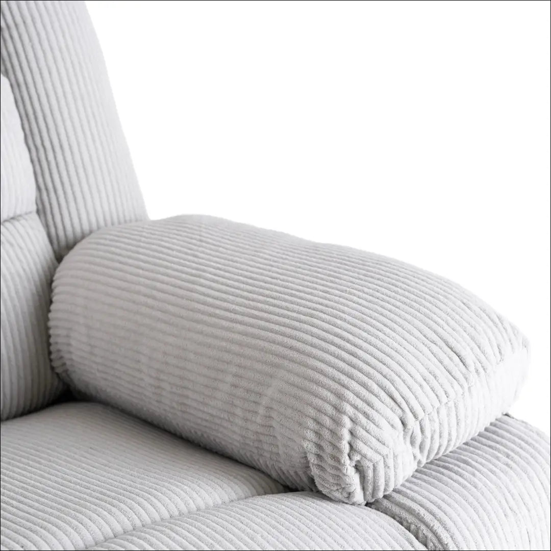 Išskleidžiamas fotelis su korduro audiniu pilkos spalvos TE579 - €311 Save 15% __label:Pristatymas 5-14 d.d., elite,