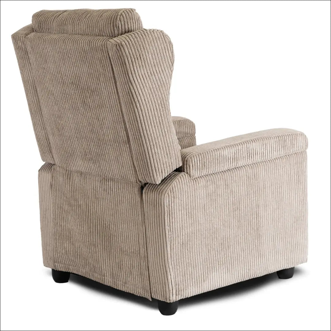 Išskleidžiamas fotelis su korduro audiniu smėlio spalvos TE559 - €223 Save 15% __label:Pristatymas 5-14 d.d., elite,