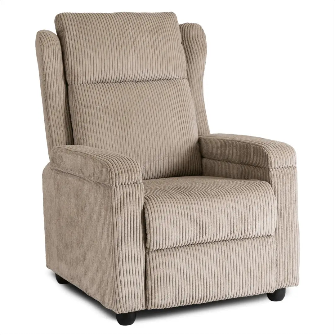 Išskleidžiamas fotelis su korduro audiniu smėlio spalvos TE559 - €223 Save 15% __label:Pristatymas 5-14 d.d., elite,