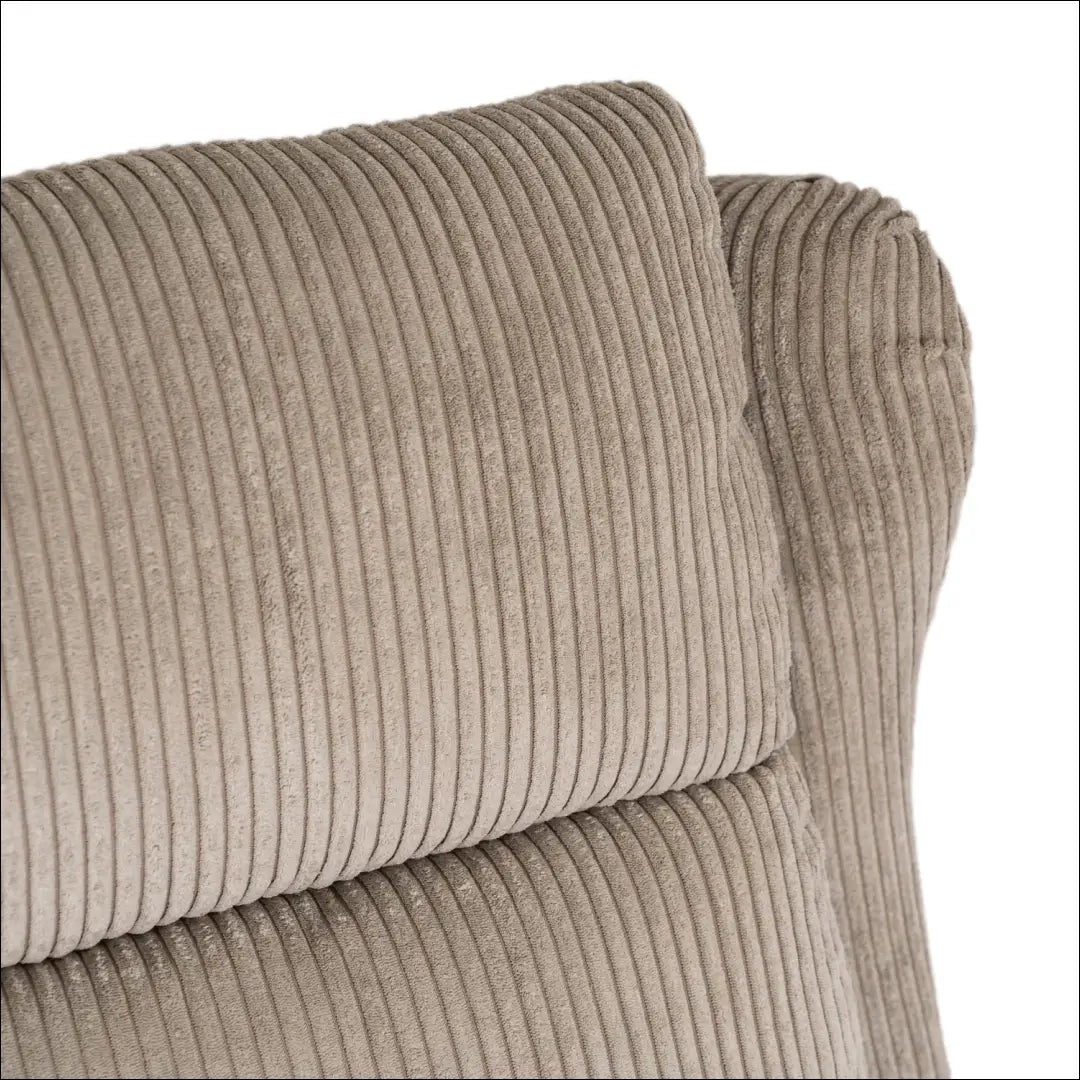 Išskleidžiamas fotelis su korduro audiniu smėlio spalvos TE559 - €223 Save 15% __label:Pristatymas 5-14 d.d., elite,