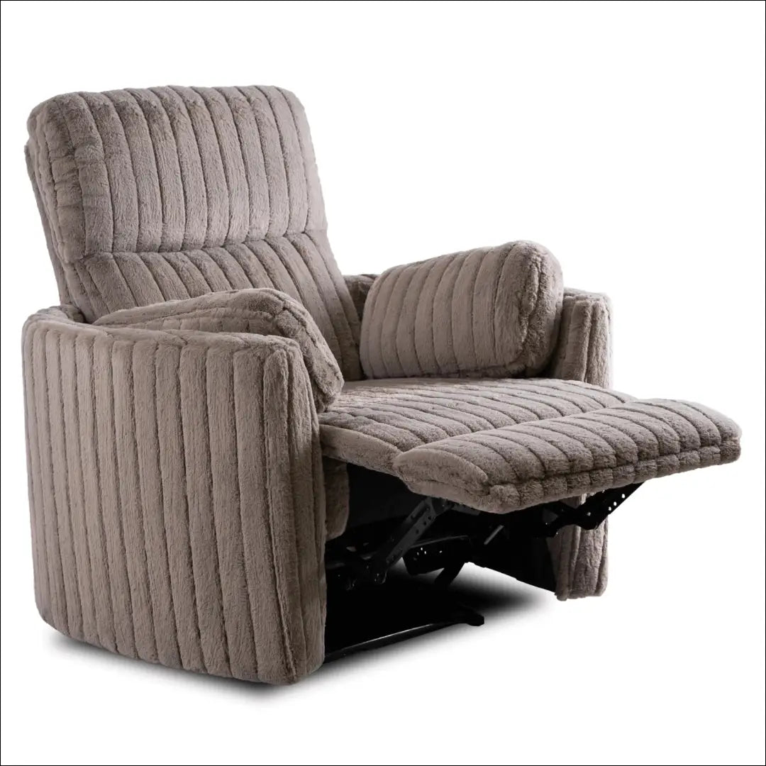 Išskleidžiamas fotelis su pliušinio audinio audiniu pilkos spalvos TE471 - €357 Save 15% __label:Pristatymas 5-14 d.d.,