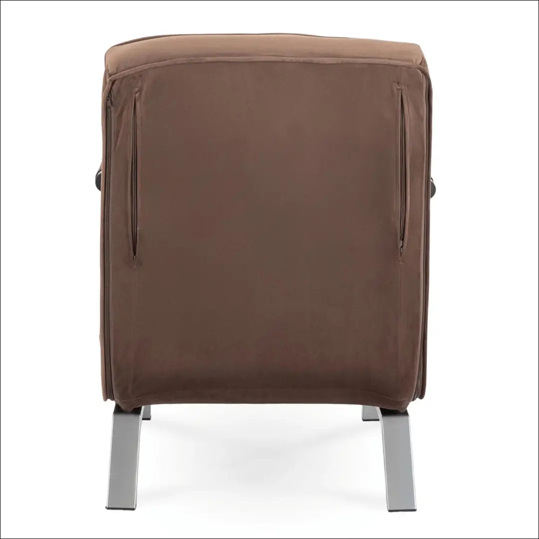 Išskleidžiamas fotelis su veliūro audiniu rudos spalvos TE812 - €176 Save 15% 100-200, __label:Pristatymas 5-14 d.d.,