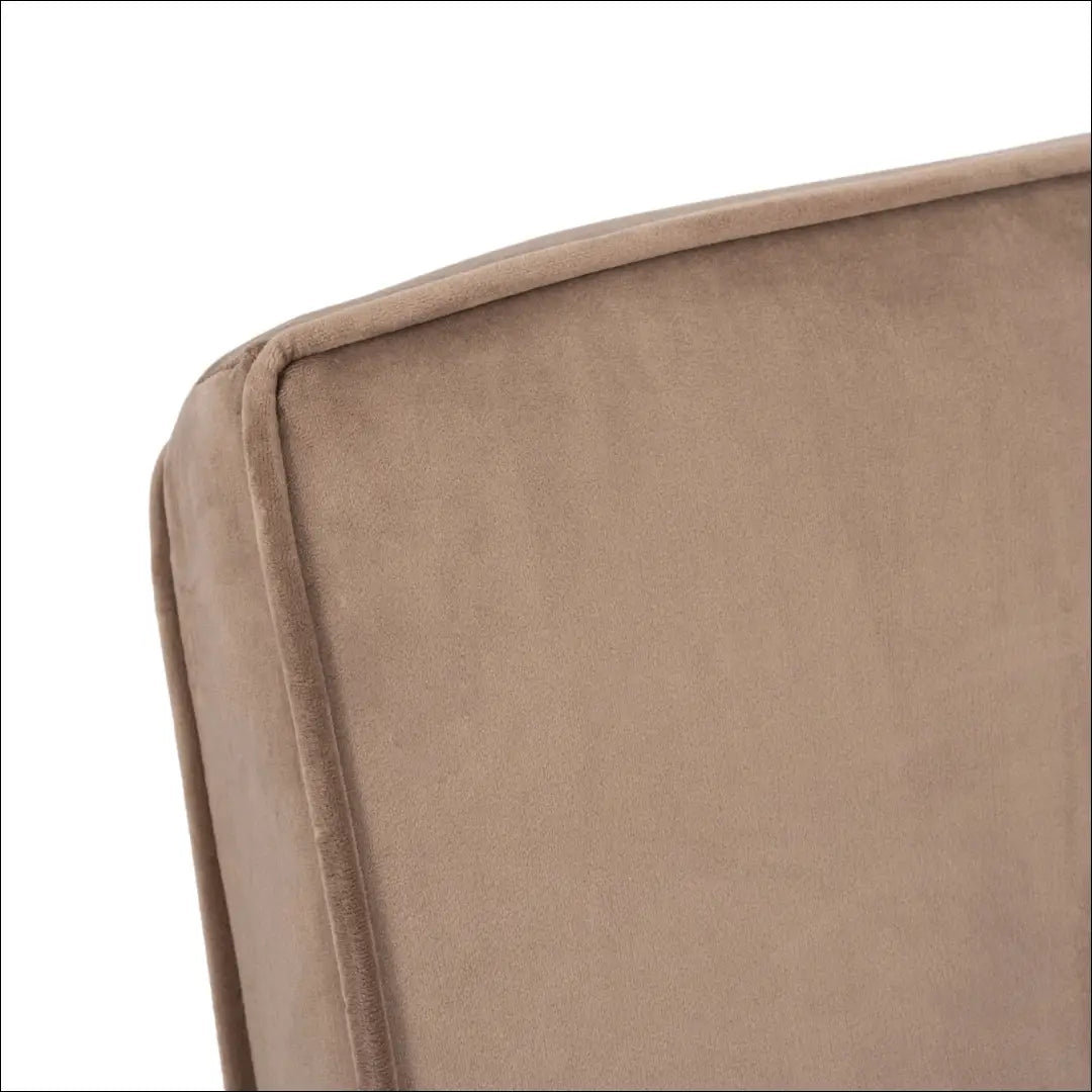 Išskleidžiamas fotelis su veliūro audiniu smėlio spalvos TE813 - €182 Save 15% 100-200, __label:Pristatymas 5-14 d.d.,
