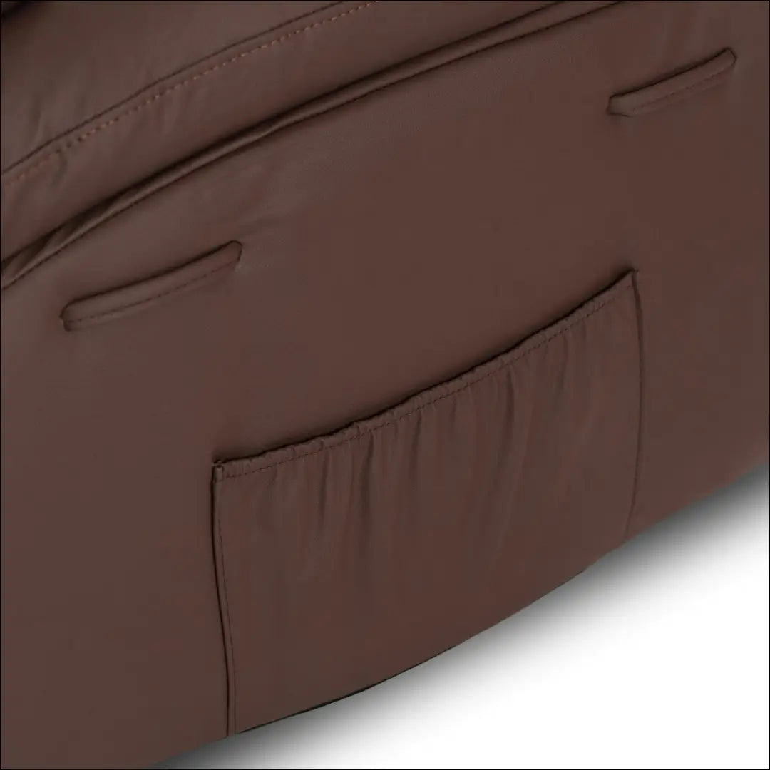 Išskleidžiamas masažinis fotelis iš eko odos rudos spalvos TE626 - €366 Save 15% __label:Pristatymas 5-14 d.d., elite,